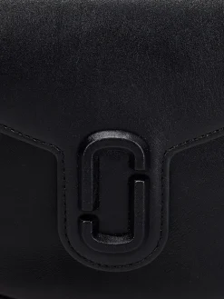 MARC JACOBS. Borse A Spalla<BORSA SMALL THE J MARC SADDLE Bianco, Nero