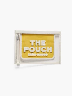 MARC JACOBS Borse A Mano<BORSA THE LARGE POUCH Bianco, Giallo