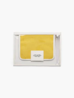 MARC JACOBS Borse A Mano<BORSA THE LARGE POUCH Bianco, Giallo