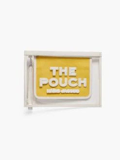 MARC JACOBS Borse A Mano<BORSA THE LARGE POUCH Bianco, Giallo