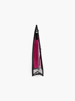 MARC JACOBS Borse A Mano<BORSA THE LARGE POUCH Nero, Fuxia