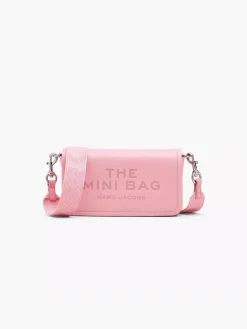 MARC JACOBS. Borse A Spalla<BORSA THE LEATHER MINI Rosa