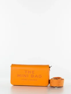 MARC JACOBS. Borse A Spalla<BORSA THE LEATHER MINI Arancione