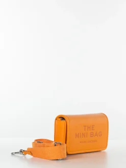 MARC JACOBS. Borse A Spalla<BORSA THE LEATHER MINI Arancione