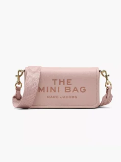 MARC JACOBS. Borse A Spalla<BORSA THE LEATHER MINI Rosa