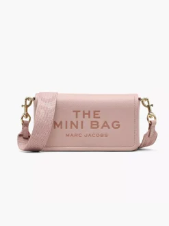 MARC JACOBS. Borse A Spalla<BORSA THE LEATHER MINI Rosa