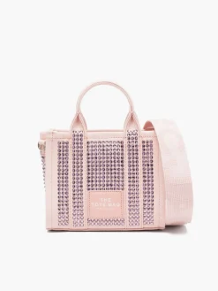 MARC JACOBS Borse A Mano<BORSA TOTE THE CRYSTAL CANVAS Rosa