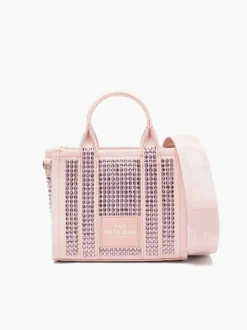 MARC JACOBS Borse A Mano<BORSA TOTE THE CRYSTAL CANVAS Rosa