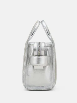 MARC JACOBS Borse A Mano<BORSA TOTE THE METALLIC LEATHER Grigio