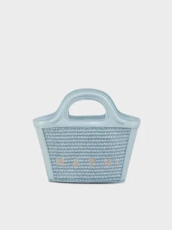 MARNI Borse A Mano<BORSA TROPICALIA Azzurro