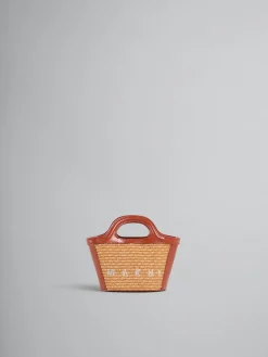 MARNI Borse A Mano<BORSA TROPICALIA Beige, Rosso