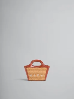 MARNI Borse A Mano<BORSA TROPICALIA Beige, Rosso