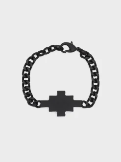 MARCELO BURLON Bracciali<BRACCIALE CROSS Nero