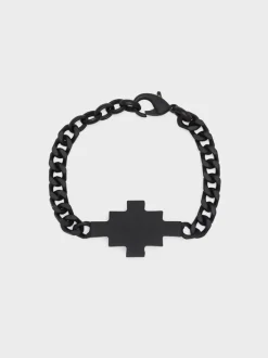 MARCELO BURLON Bracciali<BRACCIALE CROSS Nero