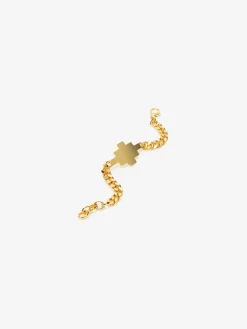 MARCELO BURLON Bracciali<BRACCIALE CROSS Giallo