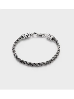 EMANUELE BICOCCHI Bracciali<BRACCIALE TINY BRAIDED Grigio