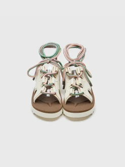 SUICOKE Sandali<CAIBATTA RAY Bianco, Marrone