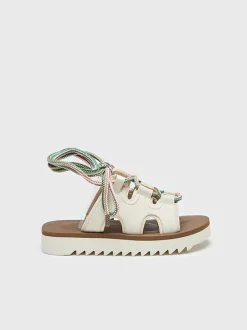SUICOKE Sandali<CAIBATTA RAY Bianco, Marrone