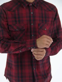PT Camicie<CAMICIA Multicolor, Nero, Rosso