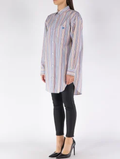 ETRO Camicie<CAMICIA A RIGA Marrone