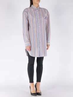 ETRO Camicie<CAMICIA A RIGA Marrone