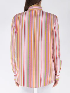 ETRO Camicie<CAMICIA A RIGA Arancione, Bianco, Rosa, Rosso, Verde