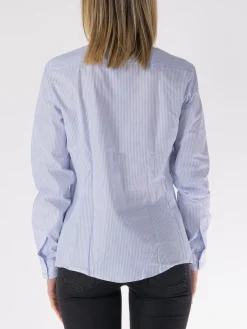 Camicie<CAMICIA A RIGHE Azzurro, Bianco