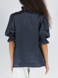 ALEXANDRE VAUTHIER Camicie<CAMICIA BLOUSE Bianco, Blu