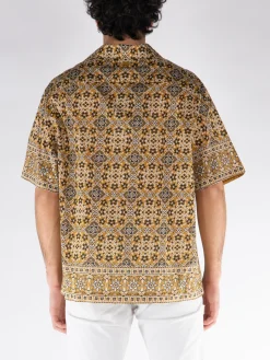 ETRO Camicie<CAMICIA BOWLING Beige