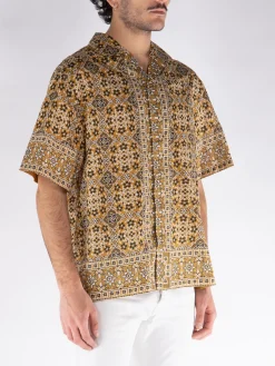 ETRO Camicie<CAMICIA BOWLING Beige