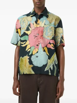 OUR LEGACY Camicie<CAMICIA BOX SHORTSLEEVE Multicolor