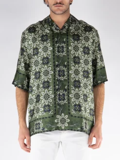 ETRO Camicie<CAMICIA BOXY Verde