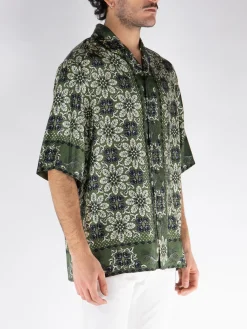 ETRO Camicie<CAMICIA BOXY Verde