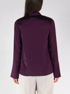SIMKHAI. Camicie<CAMICIA CANDELA L/S SHIRT WITH TIES Rosso