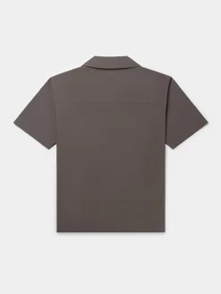 DAILY PAPER Camicie<CAMICIA CHAIN STITCH SHORTSLEEVE Marrone