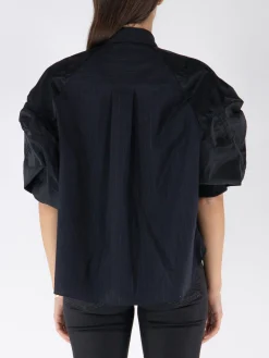 SACAI Camicie<CAMICIA CHALK STRIPE Blu