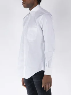 THOM BROWNE Camicie<CAMICIA CLASSIC BUTTON DOWN Bianco