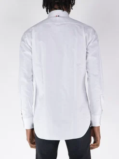 THOM BROWNE Camicie<CAMICIA CLASSIC BUTTON DOWN Bianco