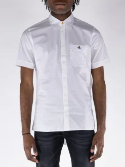 VIVIENNE WESTWOOD Camicie<CAMICIA CLASSIC SHORT SLEEVE Bianco
