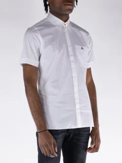 VIVIENNE WESTWOOD Camicie<CAMICIA CLASSIC SHORT SLEEVE Bianco