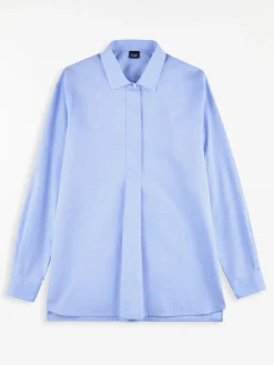 FAY Camicie<CAMICIA CON COLLETTO A VELA Azzurro