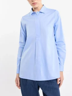 FAY Camicie<CAMICIA CON COLLETTO A VELA Azzurro