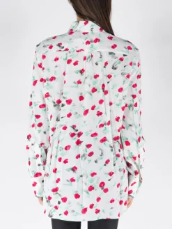 MARNI Camicie<CAMICIA CON STAMPA Bianco, Rosso, Verde