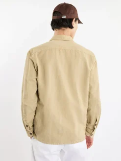 FAY Camicie<CAMICIA CON TASCHINO Beige