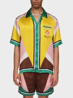 CASABLANCA Camicie<CAMICIA CUBAL Bianco, Giallo, Marrone, Rosa, Verde