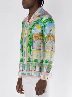 CASABLANCA Camicie|Camicie<CAMICIA CUBAN COLLAR LONG SLEEVE UNISEX Multicolor