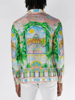 CASABLANCA Camicie|Camicie<CAMICIA CUBAN COLLAR LONG SLEEVE UNISEX Multicolor