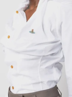 VIVIENNE WESTWOOD Camicie<CAMICIA DRUNKEN Bianco