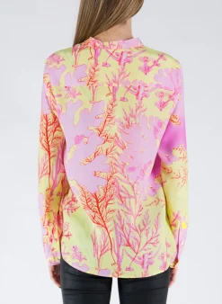 Camicie<CAMICIA EVA Giallo, Multicolor, Rosa