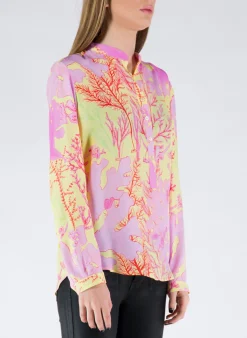 Camicie<CAMICIA EVA Giallo, Multicolor, Rosa